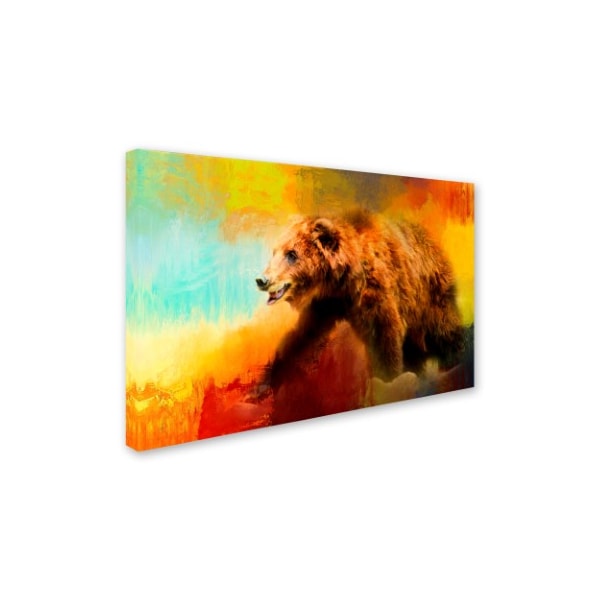 Jai Johnson 'Colorful Expressions Grizzly Bear' Canvas Art,12x19